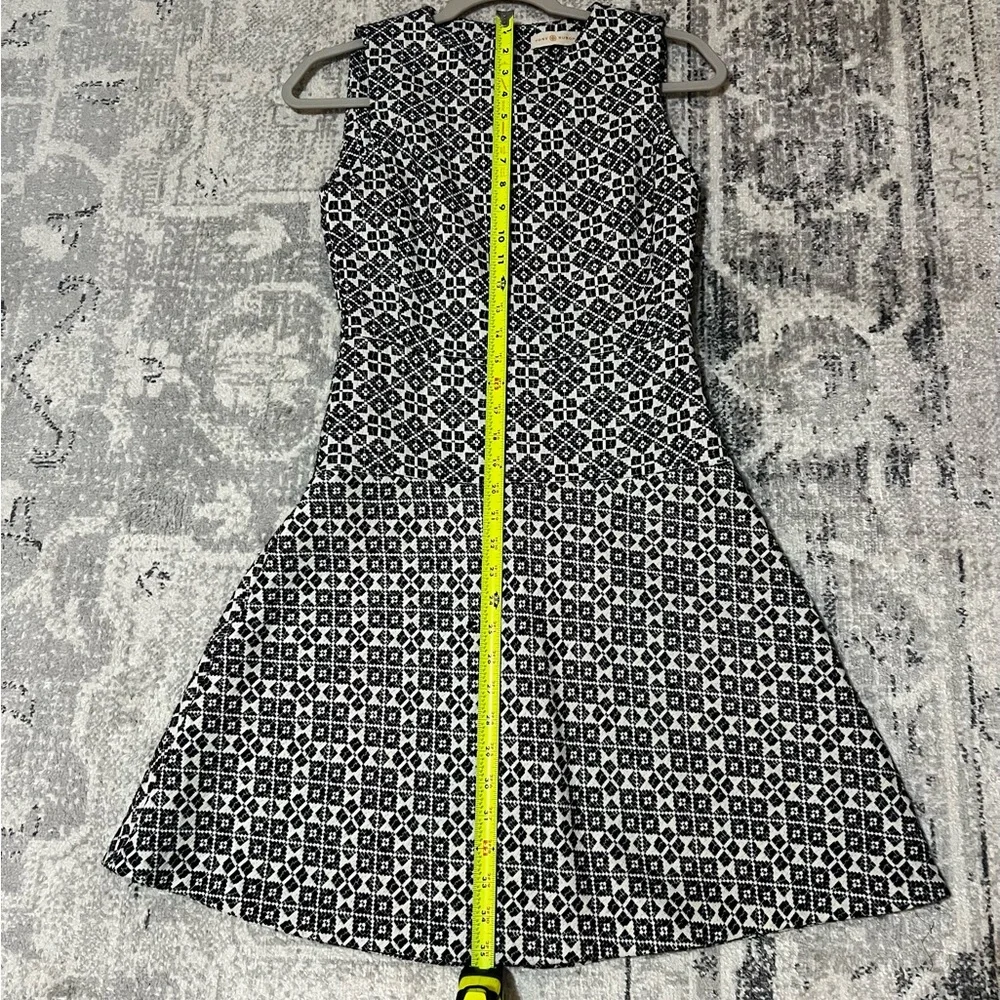 Tory Burch Navy and White Hourglass Mini Dress - Picture 6 of 9
